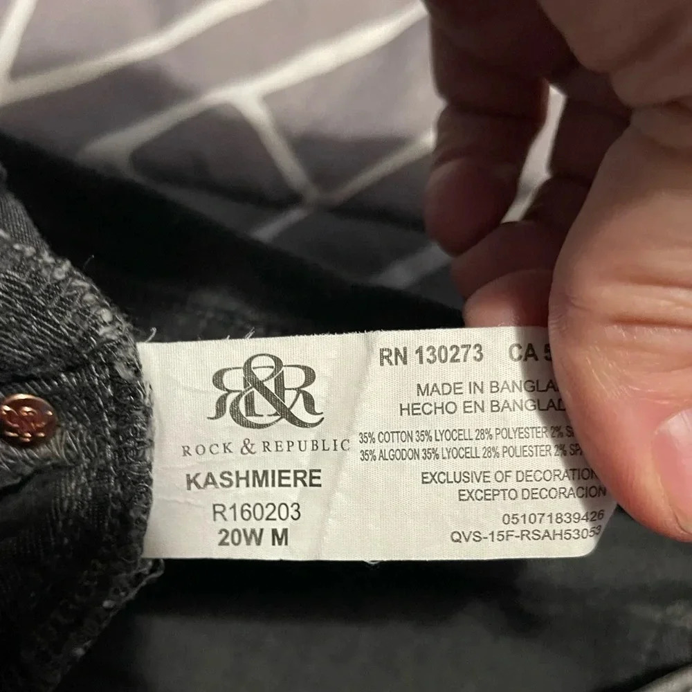 Rock & Republic Jeans 20W M - Picture 5 of 8